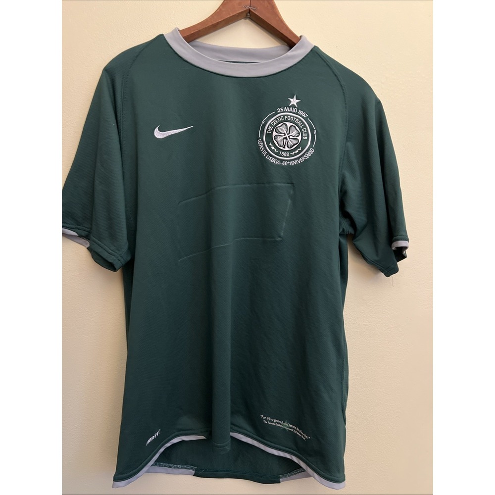 Celtic Football Club Shirt Mens S Nike Lisbon Lions 40th Futbol Soccer‎
